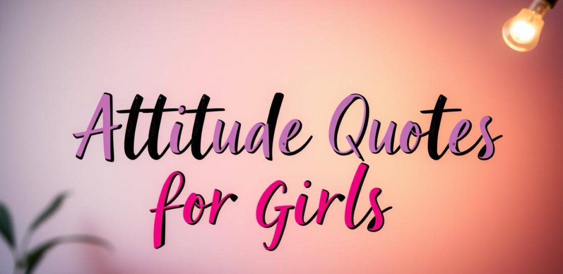 Killer Attitude Quotes for Girls in English