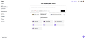 Upload and showcase your product footage